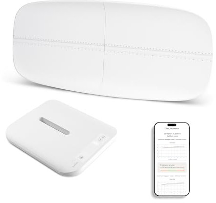 Nuvita 1330 PrimiPesi Bluetooth Smart Mum & Baby Scales - Wachstums- und Gewichtsüberwachung mit AI für Mutter und Kind, modernes und tragbares Design, kompatibel mit Nuvita Baby App