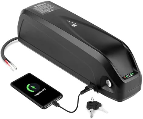 BUBANDI 36V 24Ah Battery Pack 48V 15Ah Li-ion Battery 52V 20Ah Down Tube Lithium Battery for 200W 350W 500W 750W 1040W Motor with BMS,36V24AH