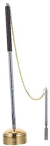 Tempelglocke aus Messing und Edelstahl, Silber, 1 Stück | Zartes Klanginstrument für Küche und Deko, Leicht Tragbar, Klarer Ton für Lehrer und Energieheiler