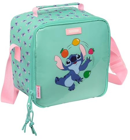 safta STITCH ICE CREAM - Borsa impermeabile termica calda e fredda, facile da trasportare, da escursionismo, 20x15x20 cm