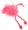 Kisangel String Flamingo Puppe Marionetten Hand Tier Rollenspiel Puppenspiel Strauße Puppe Unikat Marionetten Puppen Puppenspiel Zubehör Lustige Figur Basteln Rosa