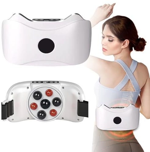 Elektrischer Kabelloser Bauchmassagegerät, Kabellos Massagegerät mit 3 Massagemodi, Wiederaufladbar Bauch Trainingsgerät, EMS Bauchmuskeltrainer für Männer Frauent, verbesserte Haltung