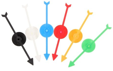 Kisangel 6 Stück Digitale Plattenspieler Spielzeuge Brettspielpfeile Rotierender Für Spiele Rotierendes Spielbrett Spielzeugspiel Rotierendes Spielbrett