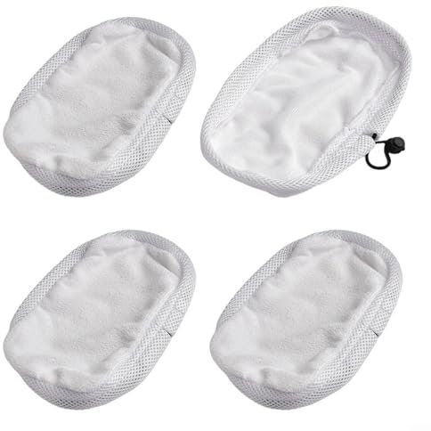 CashMuch 4 Pack Reusable Microfiber Mop Pads Set for Morphy for Richards Steam Cleaner 720021 720502 Multi Floor Cleaning