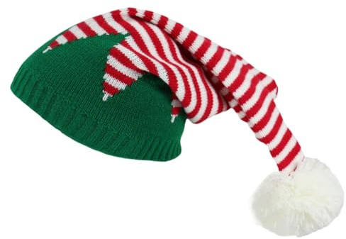 Penlimly Weihnachtsmütze, Weihnachtsmannmützen für Herren – bequeme Strickmütze für Herren, kaltes Wetter, Alltag, Mädchen, Jungen, Abendveranstaltungen