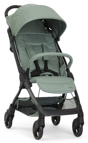 Chicco WE 2 Kinderwagen, leichter, faltbar, von 0 Monaten bis 22 kg, Reise-Kinderwagen, leichter Flugzeug-Kinderwagen, verstellbar mit Liegeposition, gepolsterte Schultergurte, kompakte Abdeckung
