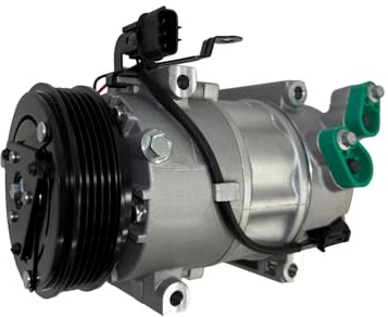 HELLA 8FK 366 202-191 Kompressor, Klimaanlage - 6VS09ec - 12V - R 134a/R 1234yf - PAG 46 YF - 120ml - mit Magnetkupplung/mit Dichtring/mit PAG-Kompressoröl