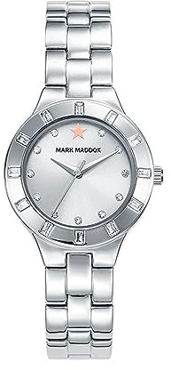 Mark Maddox DamenArmbanduhr Analog Quarz Edelstahl MM7010-17