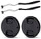 JJC 72mm Objektivdeckel Objektivkappe mit Halter für Canon Nikon Sony Olympus Panasonic Pentax Samsung Leica ersetzen Canon E-72 II Objektivdeckel(2 Stück)