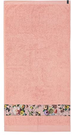 ESSENZA Handtuch Fleur Rose, 60x110 cm - 97% Baumwolle, 3% Polyester - Blumen Pfingstrosen Tulpen