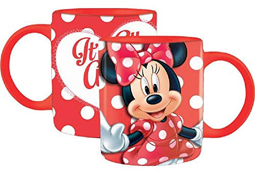 Mug à café Big Heart Minnie Rouge