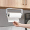 Supporti per carta Tergicristallo in alluminio, autoadesivo, porta carta da cucina, attaccata alla parete, alluminio, finitura opaca, porta carta da cucina, 30 cm (argento)