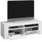 Habitdesign Mueble de Comedor Moderno, modulo TV Salon, Modelo Ambit, Acabado en Color Blanco Artik, Medidas: 120 cm (Ancho) x 40 cm (Alto) x 42 cm (Fondo)