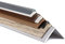TJ Winkelleiste PVC „Wenge“ / Winkelprofil 10x10 mm/Eckschutzprofil für Kanten & Fenster/Treppenwinkel stoßfest / 2 m Kunststoff Winkelprofil Leiste
