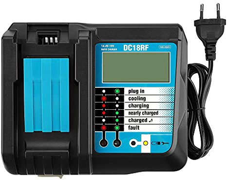 Chargeur de Batterie de Remplacement pour Makita DC18RF 14,4V 18V 3.5A HobbyTech