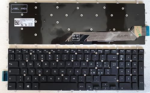INFOELETTRONICA LO STORE DELLA CONVENIENZA E QUALITA' Tastiera Italiana Compatibile con dell Inspiron 15-5570 5575 5565 7566 7567 17-5770 5775