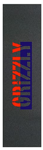 Grizzly Skateboard Griptape Two Faced (red)