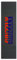 Grizzly Skateboard Griptape Two Faced (red)