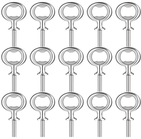 Vrttlkkfe 15Pcs Christmas Bottle Opener Bottle Opener DIY Beer Bottle Opener Blank Bottle Opener for Wood Turning Project,Et