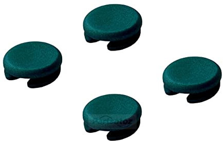 Partsatoz Pack of 4 3D Analog Joystick Button Control Cover Thumbstick Circle Pad Cap Replacement for Nintendo 2DS 3DS 3DS XL LL New 2DS XL New 3DS New 3DS XL LL - Mirror Green