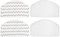 HOMEXCEL Cuscinetti di ricambio per scopa a vapore Bissell Powerfresh serie 1940 1806 1440 1544, modello 19402 19404 19408 2685A 2075A 1940A 1940Q 1940T 1940W, ricariche riutilizzabili per scopa a