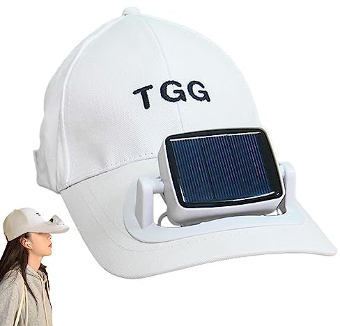 Abanico para el Sol,Sombrero con Visera y Ventilador - Gorras béisbol enfriamiento Ventilador Verano, Ventilador con energía Solar para Deportes