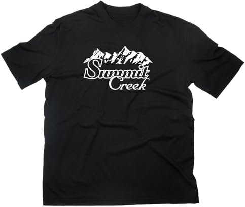 Styletex23 Summit Creek Water Monk Fun T-Shirt, M, Schwarz