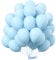 PartyWoo Luftballons Blau Pastell, 50 Stück 12 Zoll Ballons Blau, Blaue Luftballons für Ballongirlande oder Ballonbogen als Partydeko, Geburtstagsdeko, Hochzeitsdeko, Babypartydekoration, Blau-Q13