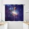 ANHOPE Solarsystem Weltraum Planeten Gardinen Blickdichte Thermo Vorhänge mit Ösen Kinder Jungen Mädchen Vorhang Blackout Curtain Wohnzimmer Schlafzimmer Verdunklungsvorhänge 2er Set H 137 x B 71 cm