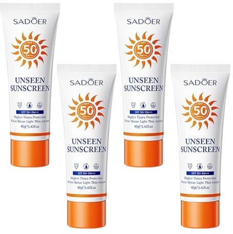 ISAKEN Sonnencreme LSF 50 für Schutz vor UVA- & UVB-Strahlung, Anti-Aging Sonnenschutz Creme für Gesichts, Wasserfeste & Nicht Klebende Textur, 40g