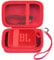 Carry Case Compatible with JBL Go 4 - Portable Bluetooth Speaker Box Pro Sound, Also for Go 3/Go3 Eco/Go2 Waterproof Mini Wireless Speaker - Case Only (Red)