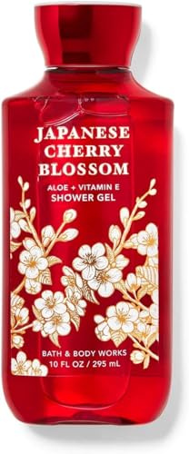 Gel de douche et gel corps parfumés aux cerisiers japonais for your Bath and Body, 10 oz