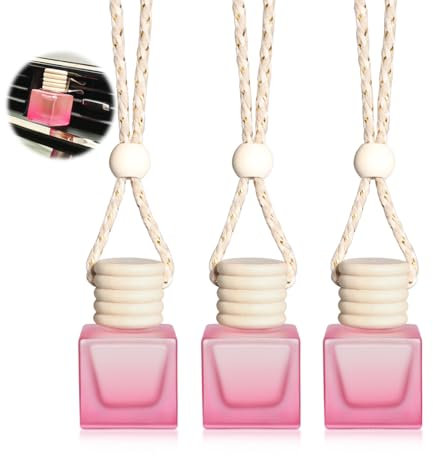 YISOWUH Auto-Lufterfrischer, 3 Stück, Lüftungsschlitz-Clips, langlebige hängende Auto-Lufterfrischer für Auto und Zuhause, 3 Stück, Honigpfirsich