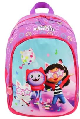 Mybagstory - Zaino Gabby's Dollhouse per Ragazza - Bambino - Scuola Primaria