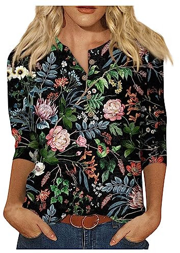 Leinen Tunika Damen Sommer,Shirt Rot Hoodie Ugly Bluse Lang Damen Shirt Mit Spitze Ski Sweater Musselin Bluse(Schwarz,2XL)