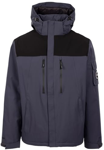 DLX Mens Padded Jacket Waterproof and adjustable with 2 Zip Pockets Jenkins