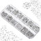 2000 Pcs Rhinestones, 2mm Round Crystal Gems, Colorful Rhinestones for Nail Art Decorations, Clothes, DIY Craft