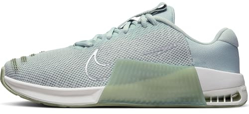 NIKE DZ2537-006 W Metcon 9 Women Light Silver/Metallic Silver UK 6