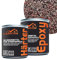 Steinteppich Set Epoxidharz Bindemittel Marmorkies - 25Kg Bordeaux 1-4mm