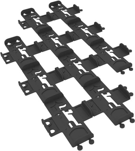 Feldherr 10er Set Kartendeckhalter kompatibel mit Dominion - Ideal für Königreichkarten mit Sleeves - Stecksystem für Stabilität - Übersichtliche Anordnung auf dem Spieltisch