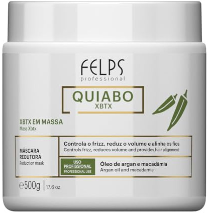Felps Professional | Quiabo XBTX Reduction Hair Mask | Controls Frizz | 500 gr