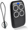 Telecommande Universelle Portail de 250 à 915 mhz, 4 en 1 Télécommande Portail Rolling Code Universel Multifréquence Radiocommande Portail Programmable avec Liste Compatibilité pour Garage