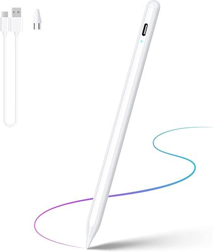 YUEHISY Stylet Stylet, de Charge Rapide avec Rejet de Paume, sensibilité à L'inclinaison, Capacitif pour Les Tablettes Android
