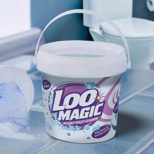 Coopers of Stortford - Loo Magic WC Cleaner Powder 1kg - Deep Clean Toilet Bowl Without Scrubbing - Kills Bacteria and Limescale