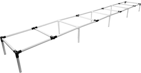 Abaodam Agility Ladder for Dogs Puppy Agility Training Hurdles Kit Plastic Ladder Portable Small Pet Training Equipment for Backyard Activity X