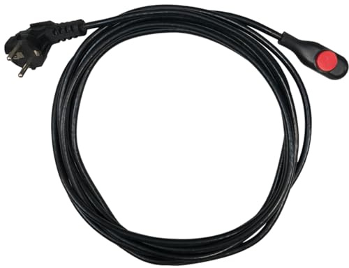 3S SuperSamaStore Cavo Scaldante Termico Antigelo da 15 W/M (10 Metri) | Cavo Riscaldante Antighiaccio con Termostato No-Frost Integrato e Spina Schuko - per Tubazioni Esterne Acqua