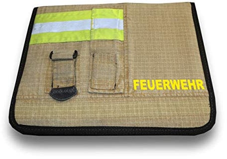 Roter Hahn 112 Hochwertige Feuerwehr Schreibmappe PBI Gold Organizer Konferenzmappe HUPF Design Reflex +Feuerwehr