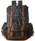 BRASS TACKS Leathercraft Heavy Duty Waxed Canvas Vintage Waterproof Backpack for Men Women Trim Casual 15.6 laptop Bookbag Travel Rucksack Shoulder Rucksack for Travel School