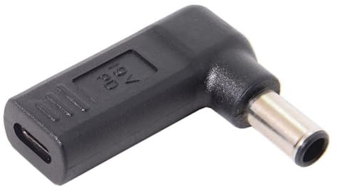 CY USB 3.1 Typ C USB-C auf DC 6,0 x 1,4 mm Adapter Emulator Trigger 90 Grad abgewinkelt