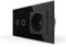 LIVOLO Touch Serienschalter und Steckdose mit Glasrahmen VL-C702/C7C1EU-12-A Schwarz